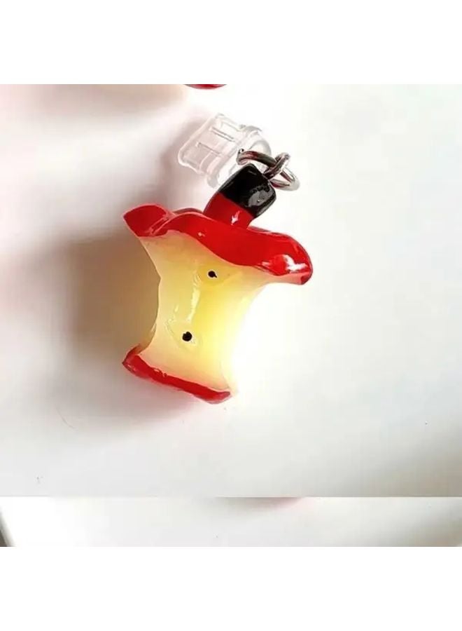 2pcs 3D Tomato Fruit Phone Dust Plug For Type C Charging Port Accessory - Image 5